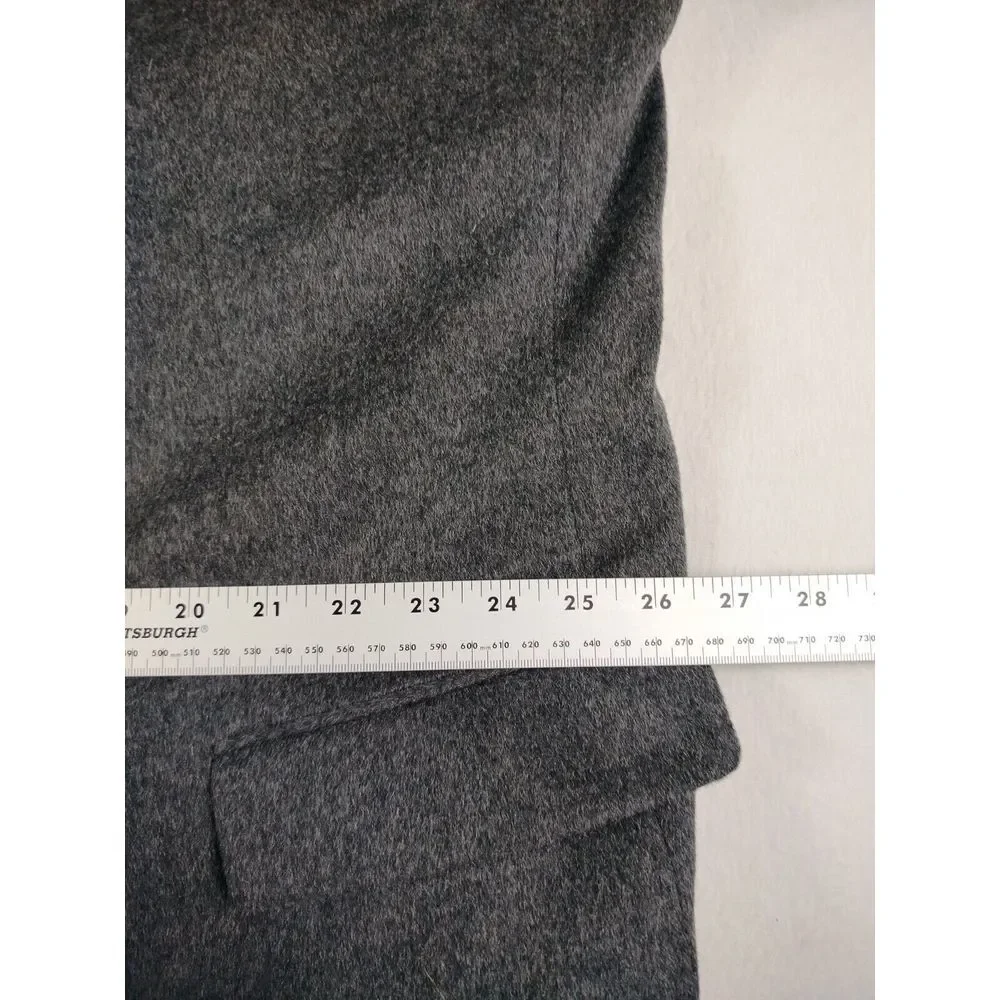 Pierre Laurant Blazer‎ Mens 52R Gray Wool Silk Corpcore Professional Career